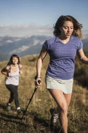 Σορτς πεζοπορίας γυναικείο - φούστα Lafuma ACTIVE SKORT W, Anti-mosquito /Slate gray (Thumb 2)