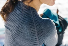 Ισοθερμική γυναικεία μακρυμάνικη μπλούζα Millet DRYNAMIC WARM LS M /Grey (Thumb 2)