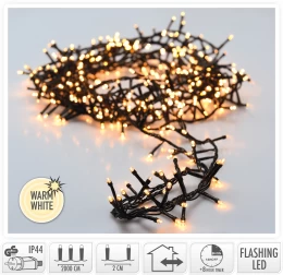1000 Led σταθερά με το 10% Flash - G/Warm White 20m 682268 - IP44 με Εφέ Flash και Χρο (Thumb 1)