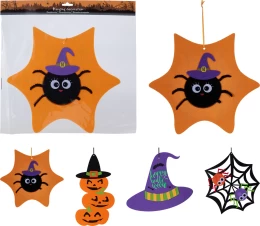 JK Home Décor - Διακοσμητικό Κρεμαστό Halloween 30x32cm 4Σχδ (Thumb 1)