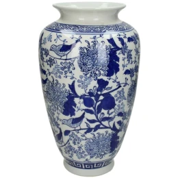 JΚ Home Décor - Βάζο Μπλε 36x18x18cm (Thumb 1)
