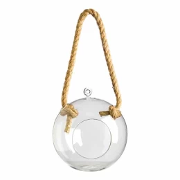 JΚ Home Décor - Μπάλα Γυαλίνη Με Άνοιγμα & Σχοινί 10x10cm (Thumb 1)