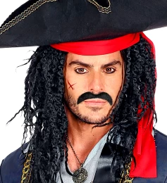 Σετ 6 Σχέδια Αποκριάτικα Μαύρα Μουστάκια Χαρακτήρων 319223 (Thumb 2)