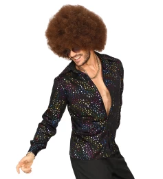 Αποκριάτικο Ανδρικό Πουκάμισο Disco 319559 (Thumb 5)