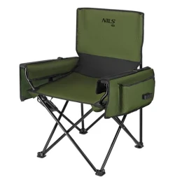 Πτυσσόμενη Καρέκλα για ψάρεμα/camping Fishing Chair NC3703 Πράσινη NILS CAMP (Thumb 1)