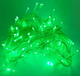 100 Led Λαμπάκια S/Green Σταθερά Επεκτεινόμενα 5m IP44 - 80310 (Thumb 1)