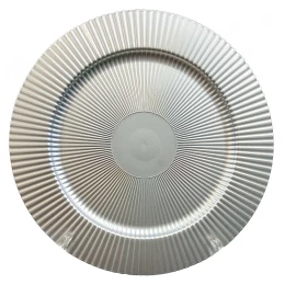 Χριστουγεννιάτικη Πιατέλα Ασημί 31cm 238296 (Thumb 1)