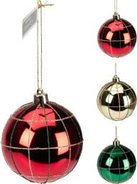 JK Home Décor - Μπάλα Χριστουγέννων Diamond Glitter Πλαστική 8cm 2Σχδ (Thumb 1)