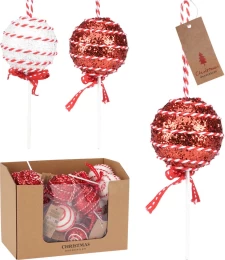 LOLLIPOP 13CM HANGING DECO 4ASS (Thumb 1)