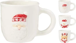 JK Home Décor - Κούπα Χριστουγέννων Δολομίτη 10x14.5cm 3Σχδ (Thumb 1)