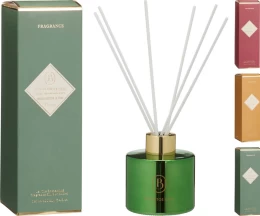 JK Home Décor - Αρωματικό Χώρου σε Γυαλί 100ml 7x7cm 2Σχδ (Thumb 1)