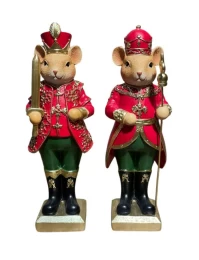 JK Home Décor - Αρκούδος Πολυρεζίν 8x25cm S/2 (Thumb 1)