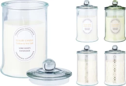 JK Home Décor - Κερί Αρωματικό Home Scents σε Γυαλί 10x18cm 4Σχδ (Thumb 1)