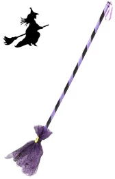 Αποκριάτικη Σκούπα Μάγισσας 85cm 319627 (Thumb 1)