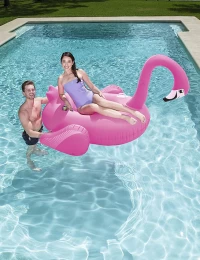 Supersized Flamingo BESTWAY 175x173 cm, Φουσκωτό Παιχνίδι Πισίνας για Ενήλικες , 41108 (Thumb 3)