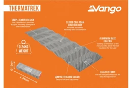 VANGO Thermatrek Folding Foam Sleeping Mat, Αναδιπλούμενο Υπόστρωμα Camping, 182 x 56  (Thumb 11)