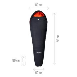 LAFUMA Active 0° Sleeping Bag, Χειμερινός Υπνόσακος με Φερμουάρ Δεξιά (D), LFC1637_859 (Thumb 3)