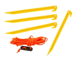 Σετ 4 Σχοινάκια + 4 Πασσαλάκια πλαστικά 24cm, New Camp (Thumb 1)