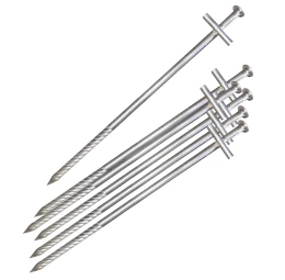 Μεταλλικά Πασαλάκια Σταυρός New Camp, 6pcs 23cm x 6.3mm, NEW-182 (Thumb 1)