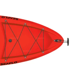 Adult Kayak Red SEAFLO Καγιάκ από Πολυαιθυλένιο HDPE ενός ατόμου, Μήκος: 2.45m, Αντοχή (Thumb 3)