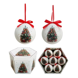 JK Home Décor - Μπάλα Οικολογική σε Κουτί 7.5cm S/14 (Thumb 1)