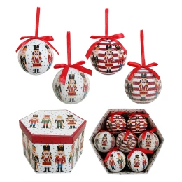 JK Home Décor - Μπάλα Οικολογική σε Κουτί 7.5cm S/14 (Thumb 1)