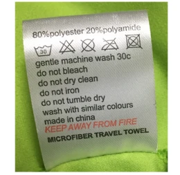 Microfiber Towel SALTY TRIBE 160x80 cm, Πετσέτα Θαλάσσης με Μικροΐνες, TRI-008 /Green (Thumb 2)