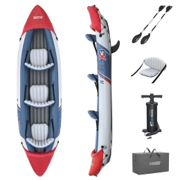 Hydro-Force Rapid X3 Set BESTWAY Φουσκωτό Καγιάκ τριών ατόμων, Μήκος: 3.81m, Αντοχή: 2 (Thumb 1)