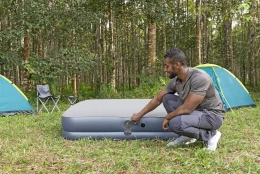 BESTWAY Airbed Queen Built-In DC Pump 2.03x1.52x36cm, Φουσκωτό Στρώμα Ύπνου Διπλό με Ε (Thumb 14)