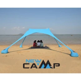 NEW CAMP Lycra Shelter 300x250 cm, Ελαστική Τέντα Παραλίας, NEW-159 /Aegean Blue (Thumb 5)