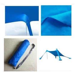 NEW CAMP Lycra Shelter 300x250 cm, Ελαστική Τέντα Παραλίας, NEW-159 /Aegean Blue (Thumb 7)