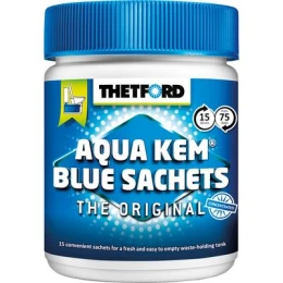 THETFORD Aqua Kem Sachets 15x30gr, Ταμπλέτες για τα Λύματα της Χημικής Τουαλέτας (Thumb 1)