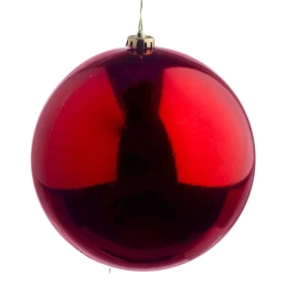 JΚ Home Décor - Μπάλα Πλαστική Κόκκινη 15cm (Thumb 1)