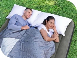 BESTWAY Tritech™ Air Mattress Queen 2.03x1.52x25cm, Φουσκωτό Στρώμα Ύπνου Διπλό, 6713N (Thumb 13)