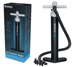 BESTWAY High Pressure Hand Pump, Τρόμπα με Μανόμετρο, 62227 (Thumb 1)