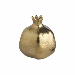 JΚ Home Décor - Ρόδι Κεραμικό Χρυσό 9x10cm (Thumb 1)