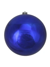 JK Home Décor - Μπάλα Πλαστική Μπλε S/6 8cm (Thumb 1)