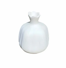 JK Home Décor - Ρόδι Κεραμικό Λευκό Matte 9cm (Thumb 1)