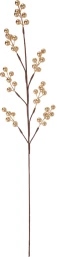 JK Home Décor - Κλαδί Χριστουγέννων με Berries Χρυσό 75cm (Thumb 1)