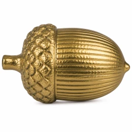 JK Home Décor - Βελανίδι Χρυσό Κεραμικό 20cm (Thumb 1)
