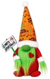 Χριστουγεννιάτικο Διακοσμητικό Ξωτικό Grinch με Φώς 32cm 238450 (Thumb 1)