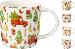 JK Home Décor - Κούπα New Bone 325ml 4Σχδ (Thumb 1)
