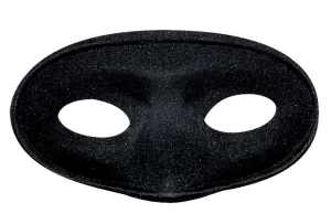 Αποκριάτικη Μάσκα Ματιών Ντόμινο Μαύρη 6403W -  315118