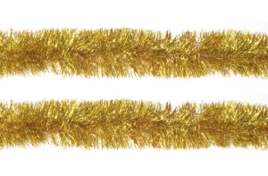 Χριστουγεννιάτικη Γιρλάντα Ουρά Χρυσή Deluxe 2.0m x11cm 231537