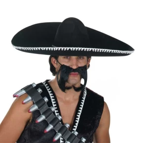 Καπέλο Μεξικάνου Μαύρο 54cm 315261