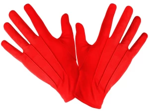 Αποκριάτικα Γάντια Κόκκινα 21cm 316484 Deluxe