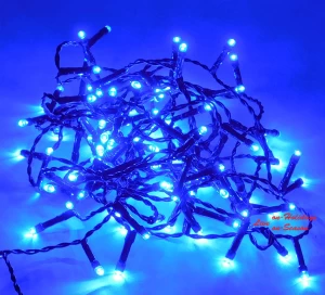 100 LED G/B Χριστουγεννιάτικα Φωτάκια με Πρόγραμμα 5m 235270 - IP44 - Κατανάλωση 2.7 Watt