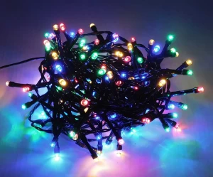 100 LED G/A Χριστουγεννιάτικα Φωτάκια με Πρόγραμμα 5m 235265 - IP44 - Κατανάλωση 2.7 Watt