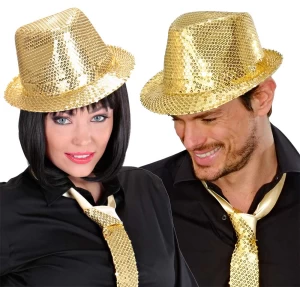 Καπέλο Καβουράκι Χρυσό με Πούλιες 9067D - 316523