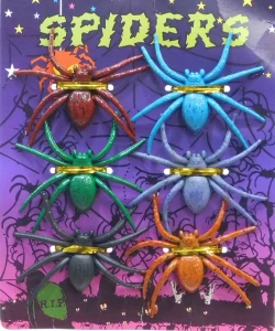Set 6 Αράχνες Halloween Χρωματιστές 312513b